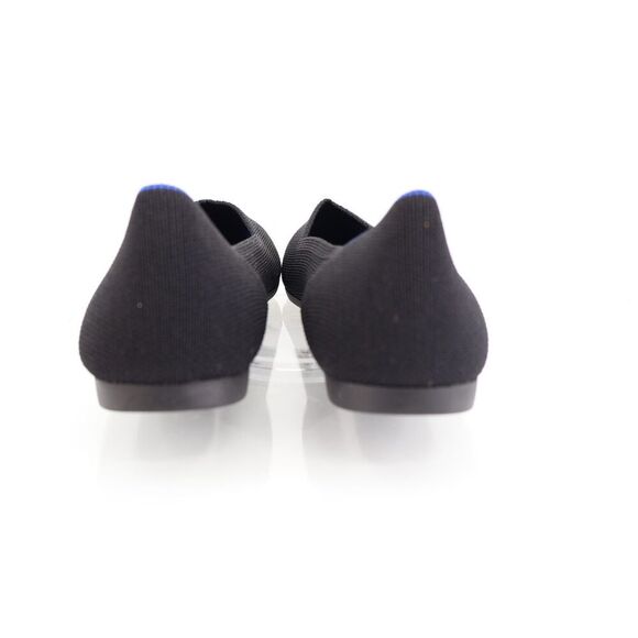 Rothys The Flat Knit Size 6 Black Slip On Pointed Heel Ballet Comfy Nwb - Picture 5 of 10